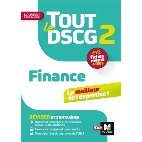 Tout le DSCG 2 - Finance - Révision et entraînement