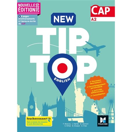 New Tip Top ENGLISH CAP - Ed. 2020 - Livre élève