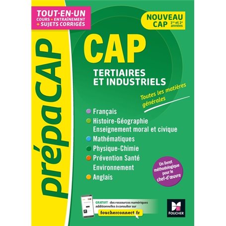 PrépaCAP - CAP Tertiaires et industriels - Matières générales Nouv. programmes-Révision entraînement