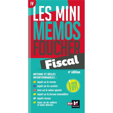 Les mini memos Foucher -  Fiscal - 4e edition - Révision