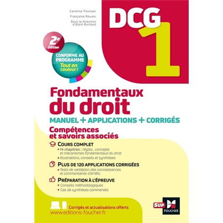 DCG 1 - Fondamentaux du droit - Manuel et applications