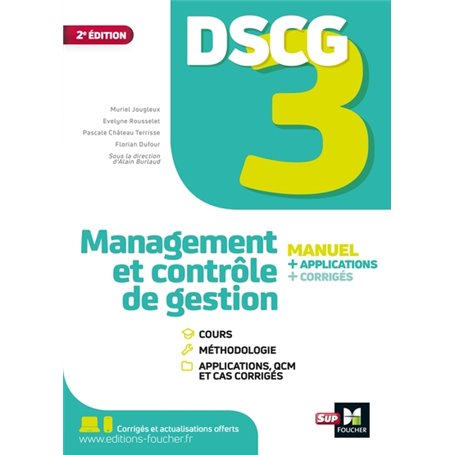 DSCG 3 - Management et contrôle de gestion - Manuel et applications