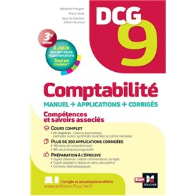 DCG 9 - Comptabilité - Manuel et applications 12e édition