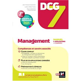 DCG 7 - Management - 7e édition - Manuel et applications