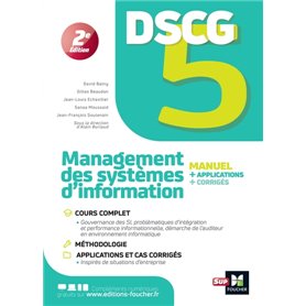 DSCG 5 - Management des systèmes d'information - Manuel et applications