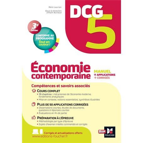 DCG 5 - Economie contemporaine - Manuel et applications