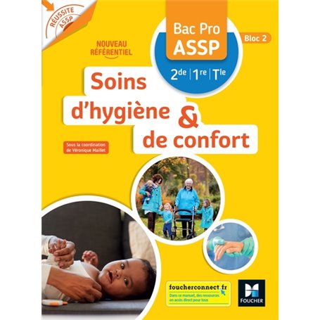 Réussite ASSP Soins d'hygiène et de confort Bac Pro ASSP 2de 1re Tle - Livre élève