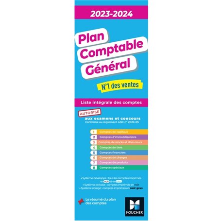 Plan comptable général - PCG - 2023-2024