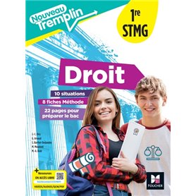 Nouveau Tremplin - DROIT 1re STMG - Ed. 2023 - Livre élève