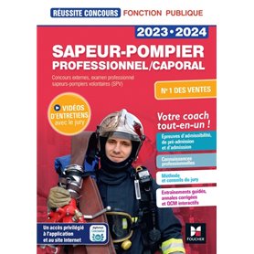 Réussite Concours Sapeur-pompier professionnel/caporal - 2023-2024 - Préparation complète