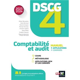 DSCG 4 - Comptabilité et audit - Manuel et applications - Millésime 2023-2024