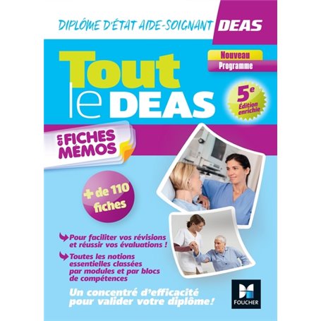 Tout le DEAS en fiches mémos - IFAS - Diplôme État Aide-Soignant - 2023-2024