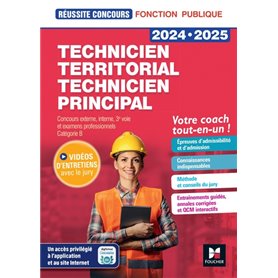 Réussite Concours - Technicien territorial/principal - Préparation complète 2023-2024