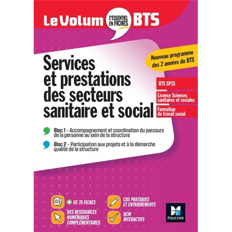 Le Volum' BTS - SP3S - Services et prestations des secteurs sanitaire et social