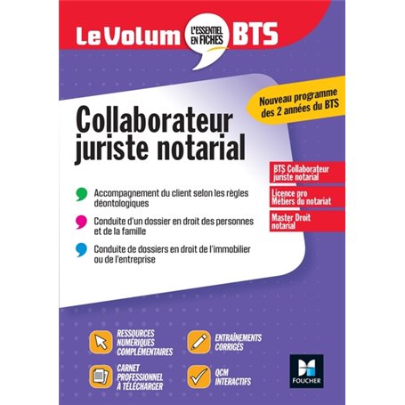 Le Volum' BTS - Collaborateur juriste notarial