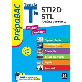 PREPABAC - Toute la terminale STI2D/STL - Contrôle continu et épreuves finales - Révision