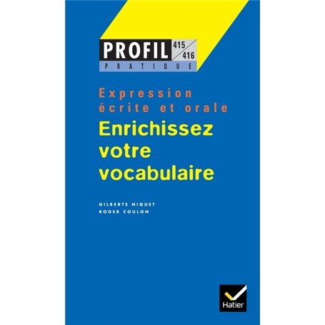 Profil Pratique - Enrichissez votre vocabulaire