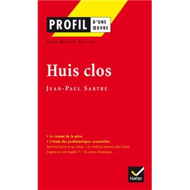 Profil - Sartre (Jean-Paul) : Huis clos