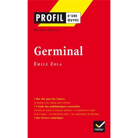 Profil - Zola (Emile) : Germinal