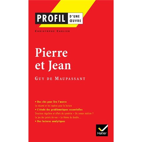 Profil - Maupassant (Guy de) : Pierre et Jean