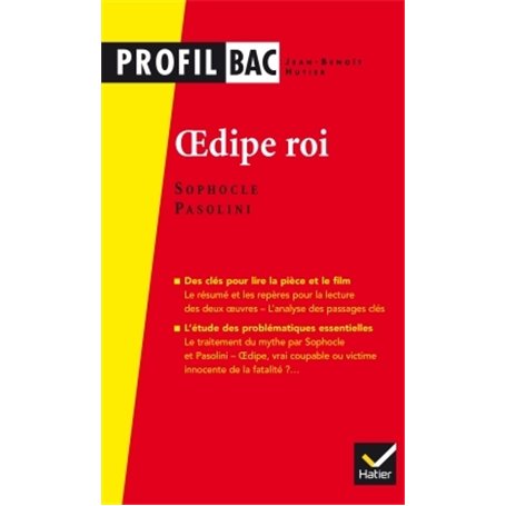 Profil - Sophocle/Pasolini, Oedipe roi