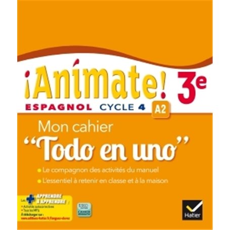 Animate Espagnol 3e éd. 2016 - Cahier d'activités