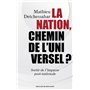 La Nation, chemin de l'universel ?