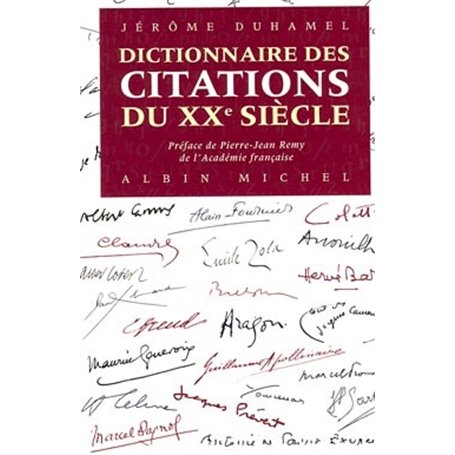 Dictionnaire des citations du XXe siècle