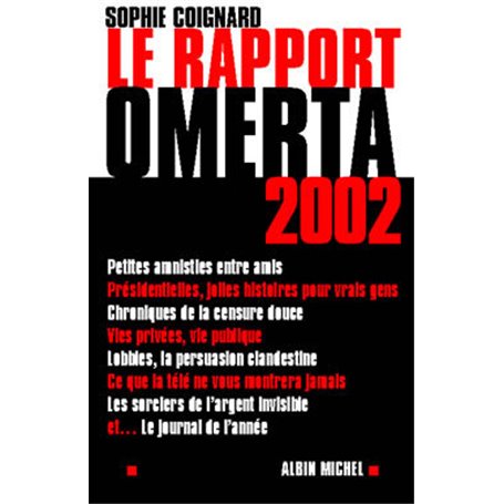 Le Rapport Omerta 2002