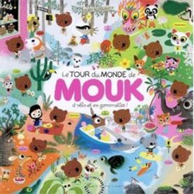 Le Tour du monde de Mouk à vélo et en gommettes !