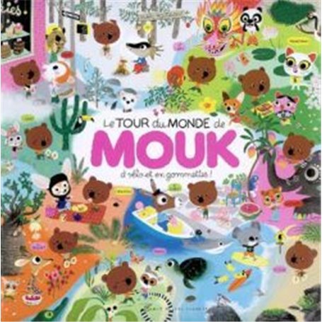 Le Tour du monde de Mouk à vélo et en gommettes !