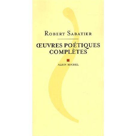 OEuvres poétiques complètes