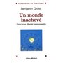 Un monde inachevé