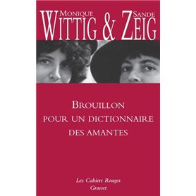 Brouillon pour un dictionnaire des amantes