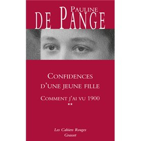 Confidences d'une jeune fille