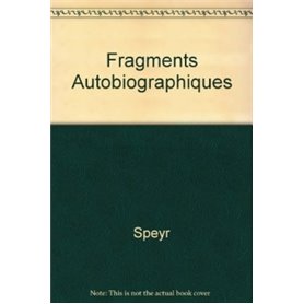 Fragments autobiographiques