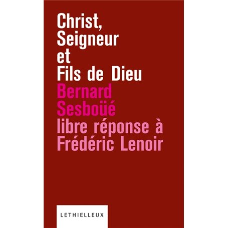 Christ, Seigneur et Fils de Dieu