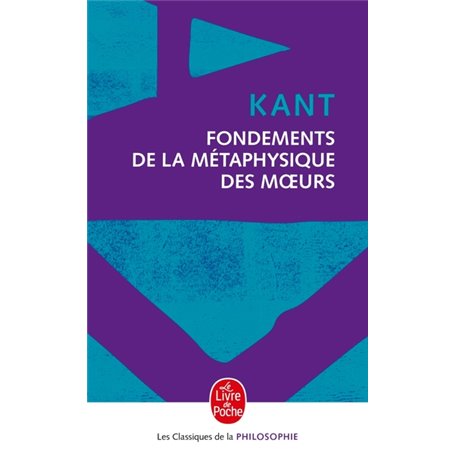 Fondements de la métaphysique des moeurs