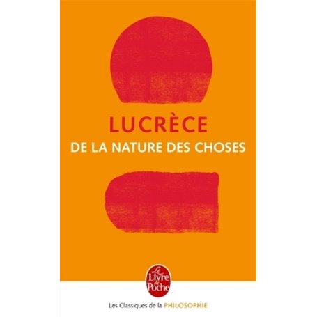 De la nature des choses