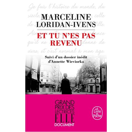 Et tu n'es pas revenu