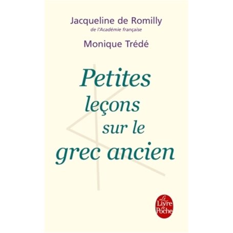 Petites leçons sur le grec ancien