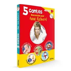 Coffret de 5 contes avec CD