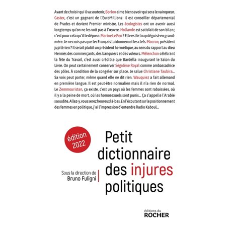 Petit dictionnaire des injures politiques