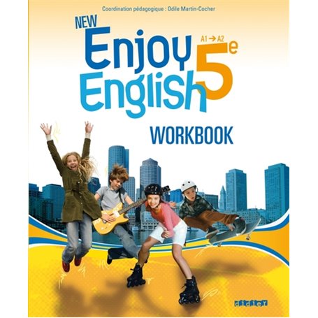 New Enjoy English - Anglais 5e - Workbook - version papier