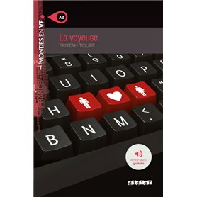 Mondes en VF - La voyeuse - Niv. A2 - Livre + MP3