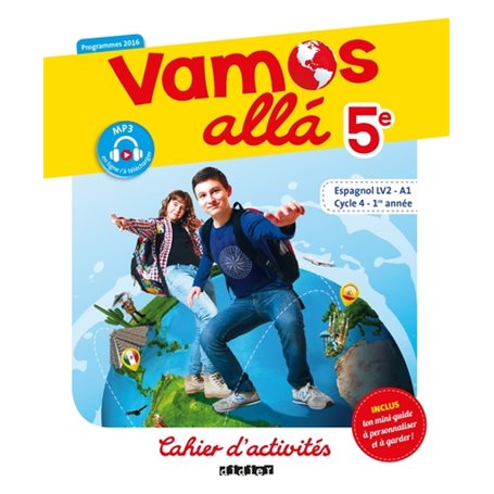 Vamos allá 5e LV2 Espagnol Ed.2016 - Cahier d'activités