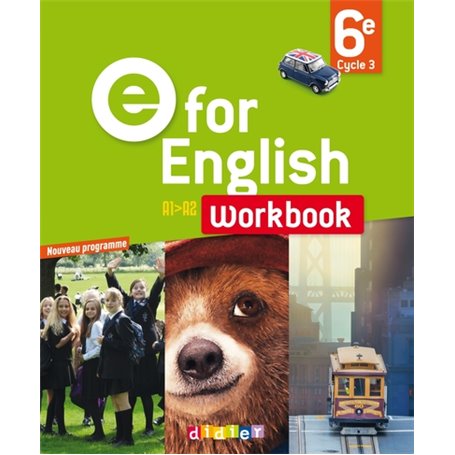 E for English 6e - Anglais Ed.2016 - Workbook