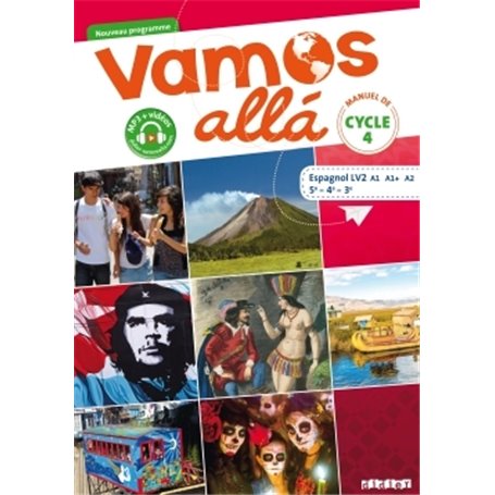 Vamos allá Cycle 4 LV2 Espagnol Ed.2017 - Livre de l'élève