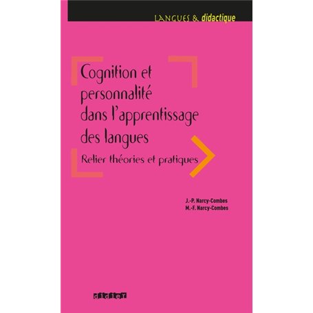 Cognition et personnalité dans l'apprentissage des langues - Livre