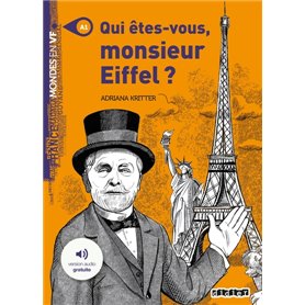 Mondes en VF - Qui êtes-vous Monsieur Eiffel ? - Niv. A1 - Livre + MP3